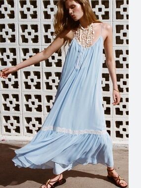 Blue Zara Summer Dress for Sale up to 90% Off: Poshmark